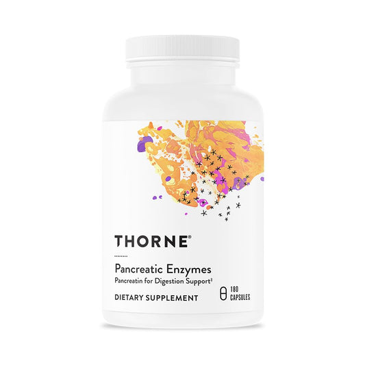 Thorne Pancreatic Enzymes Dipan-9 bottle label