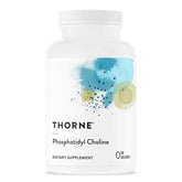 Front view of THORNE Phosphatidyl Choline 60 Gelcaps bottle