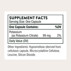 Product image of THORNE Potassium Citrate bottle with label