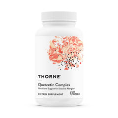 Front view of THORNE Quercetin Complex bottle label
