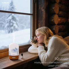 Diffuser with three eye-care lighting modes