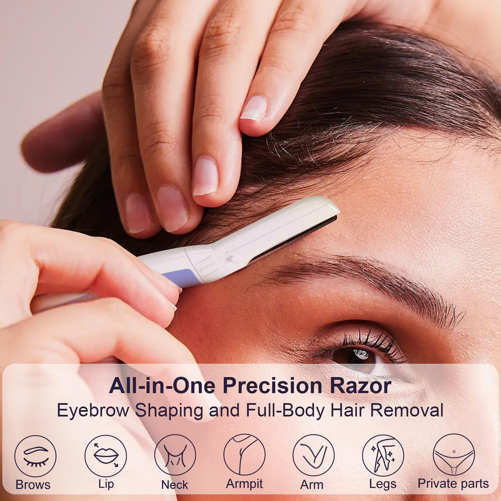 THURLADY dermaplane razor skin prep action primes skin for better absorption.