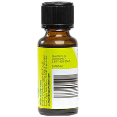 Close-up of 0.85 fl oz tea tree oil bottle