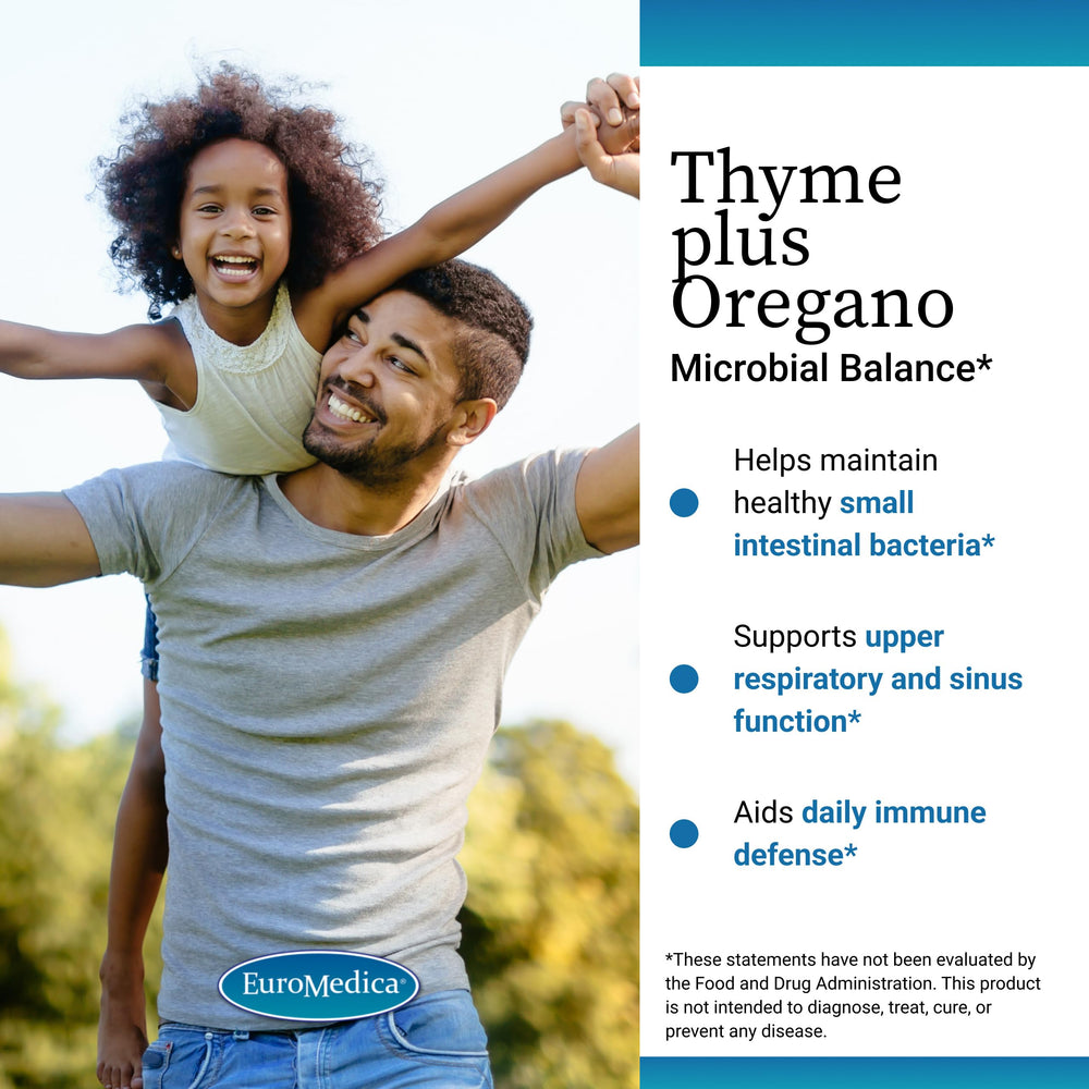 Softgels containing thyme and oregano oils with olive oil