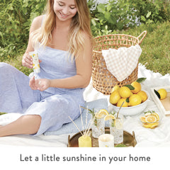 Thymes product line featuring Lemon Leaf fragrance