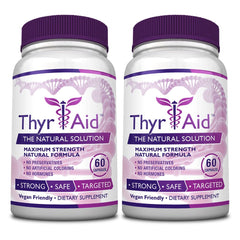 ThyrAid front view with two bottles