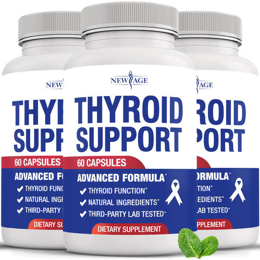 Hero image of Thyroid Support Supplement showing iodine and essential minerals