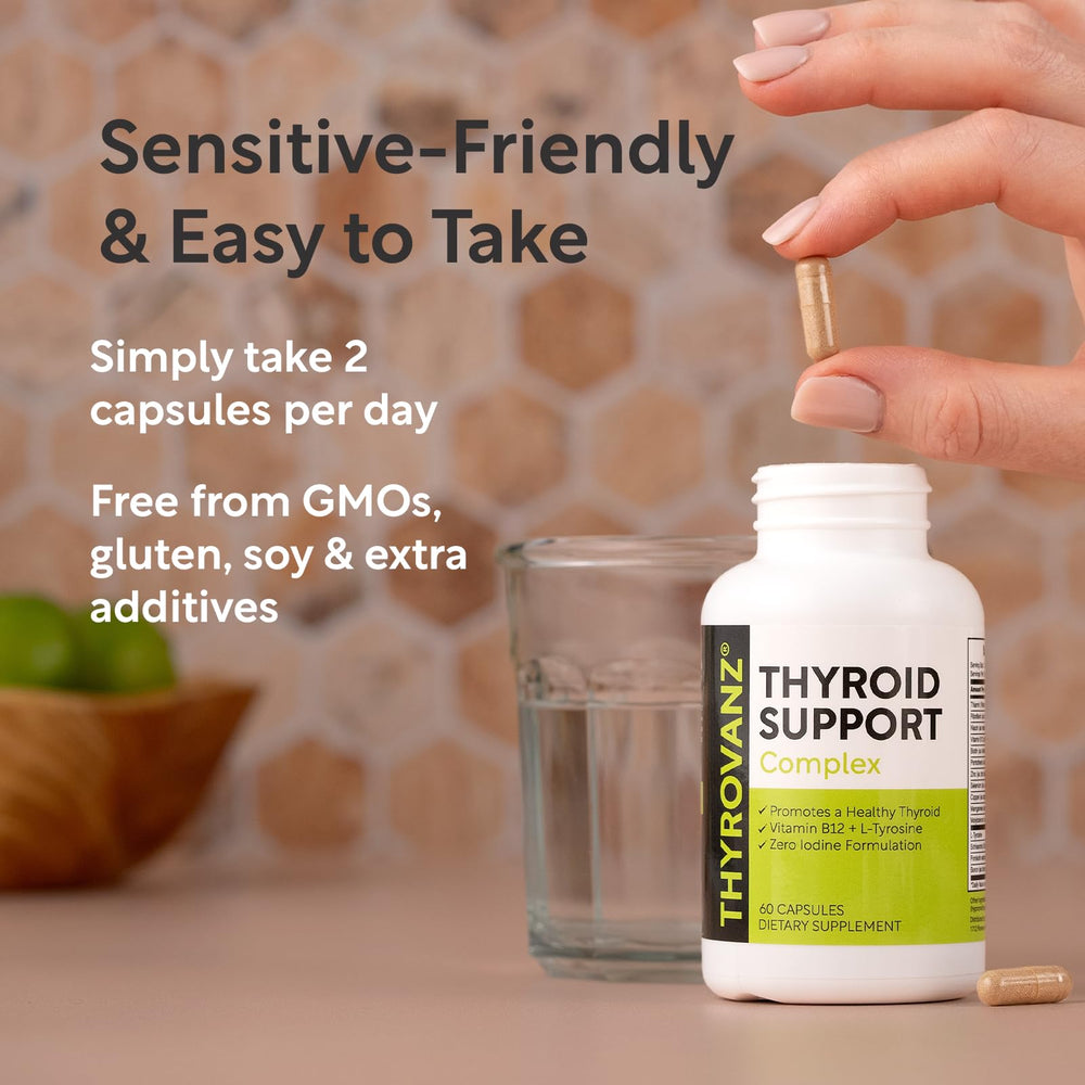 Usage: two capsules daily for THYROVANZ thyroid support complex
