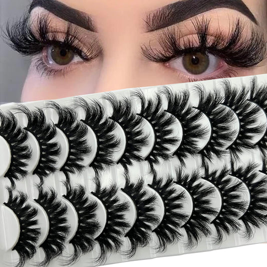Tikiley 20mm 3D mink lashes fluffy for dramatic, voluminous eyes.