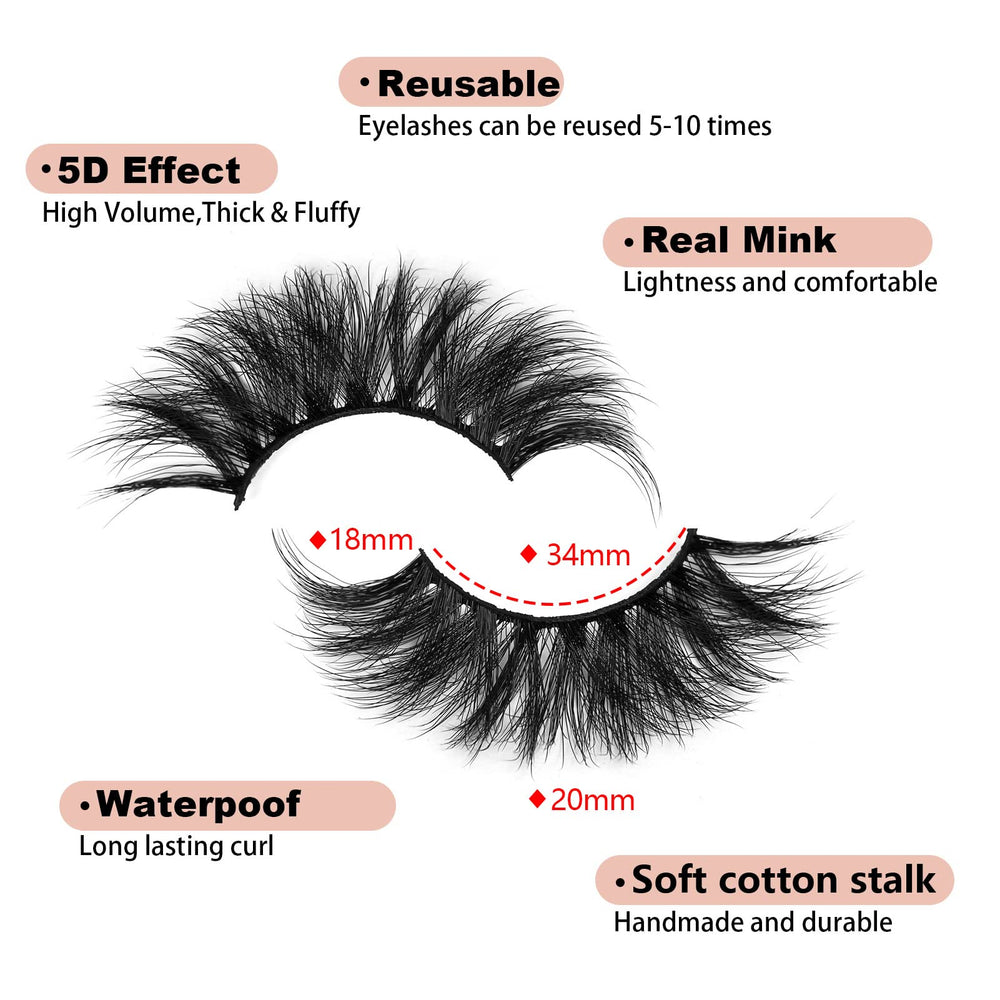 TIKILEY dramatic 25mm lashes add volume without heaviness.