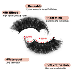 TIKILEY 3D dramatic mink lashes deliver voluminous look for special occasions