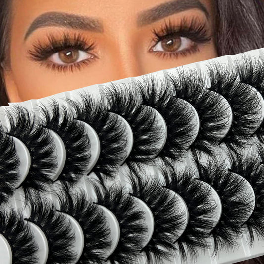 TIKILEY fluffy 25mm mink lashes for dramatic eye definition.