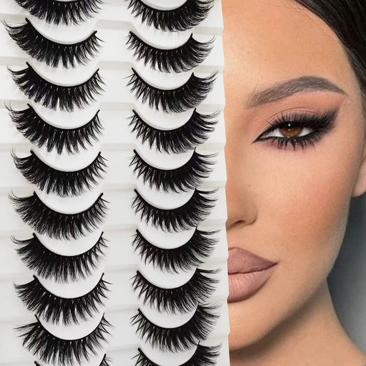 Tikiley cat eye lashes natural look 15mm for everyday elegance.