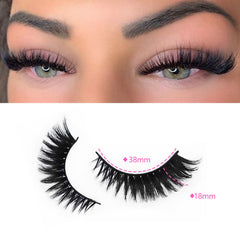 Tikiley fluffy cat eye lashes pack for versatile looks.