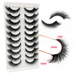 TIKILEY Mink fluffy 18mm lashes offer lightweight comfort.
