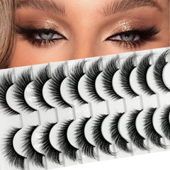 TIKILEY Fox Eye Lashes front view for a bold, natural fox-eye effect.