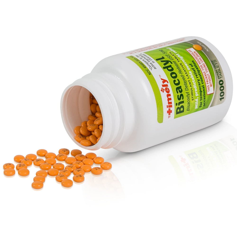 TIME-CAP LABS Timely bisacodyl travel pack demonstrates on-the-go constipation relief.