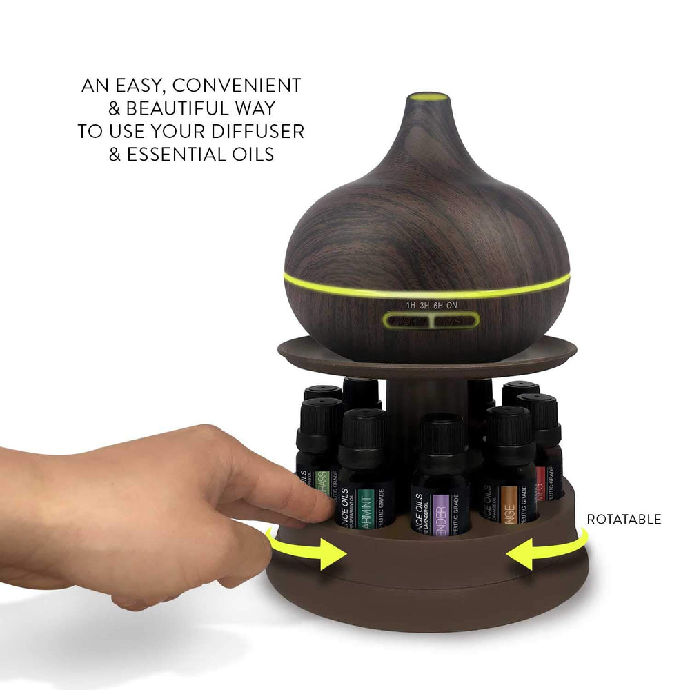 Diffuser with timer settings and auto shut-off