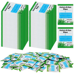 Timgle 100 Pcs Denture Cleaning Wipes package with 100 wipes
