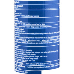 Tinactin jock itch spray powder being applied provides instant cooling and relief.