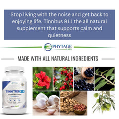 Tinnitus 911 package box highlights US-made branding.