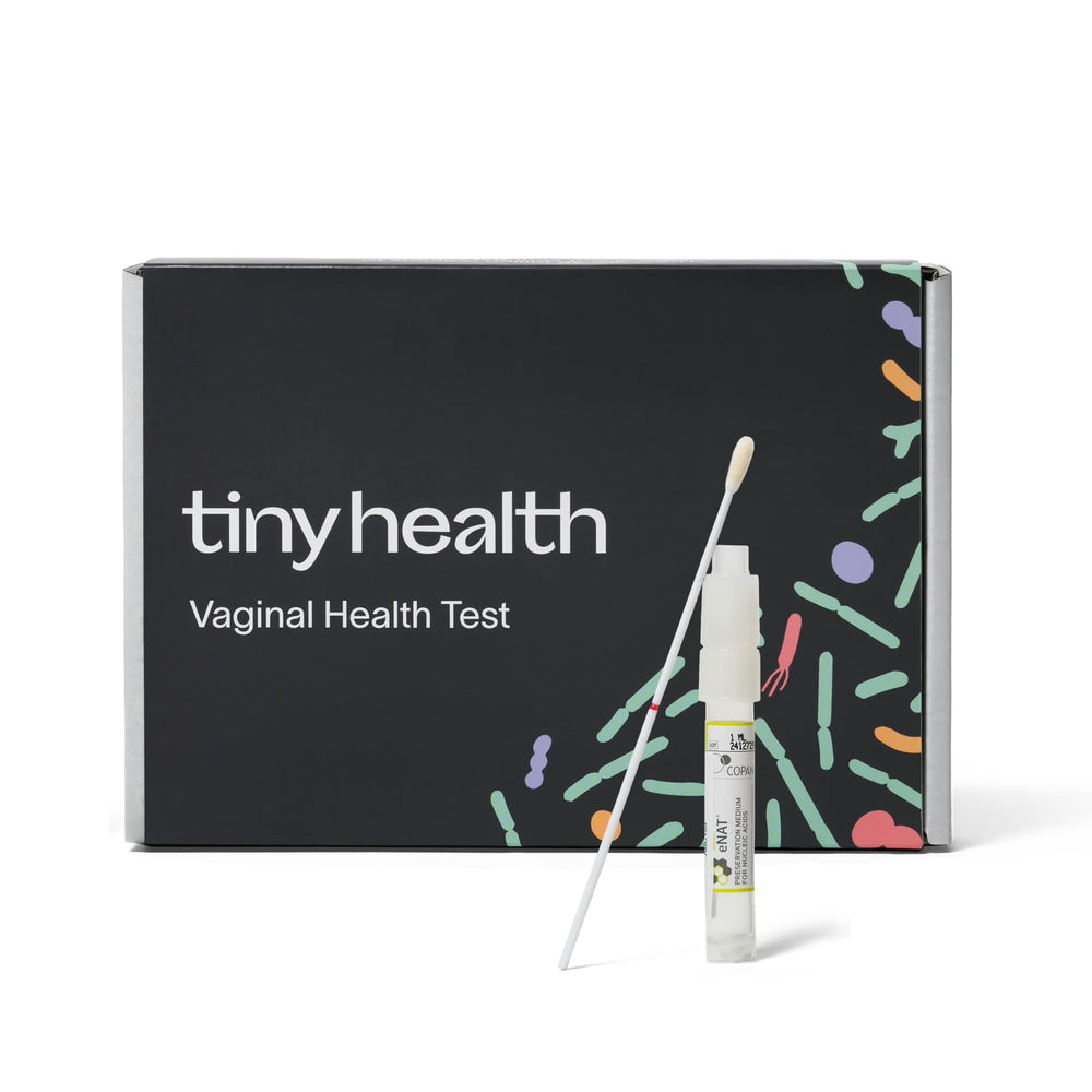 Tiny Health Vaginal Health Test Kit exterior packaging