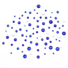 Tisslan blue pear and marquise crystals for elegant DIY decorations