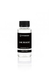 TitanVex 24K Magic Diffuser Oil bottle shows long-lasting fragrance for refined rooms.