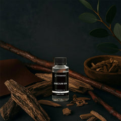 TitanVex Dream On bottle pour shot showcases clean, residue-free aroma release.