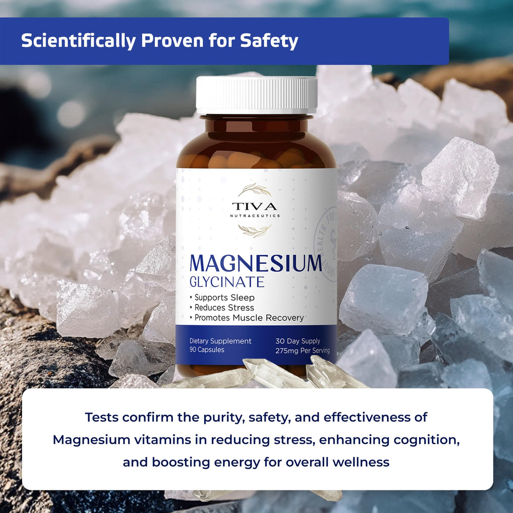 Magnesium glycinate supporting sleep and relaxation