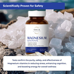 Magnesium glycinate supporting sleep and relaxation