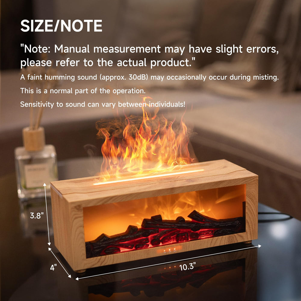 Seven-color flame lamp mode on diffuser