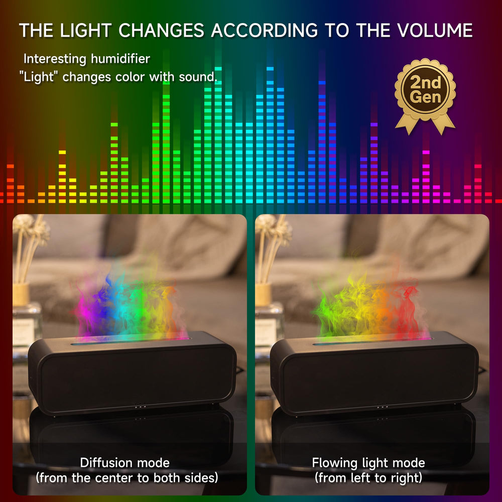 Ultrasonic mist diffuser emitting fine fragrance