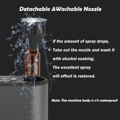 TN HOM battery-powered diffuser with 4000 mAh capacity for long use.
