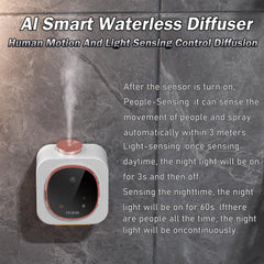 TN HOM Waterless Diffuser battery life highlights extended fragrance sessions without wires.