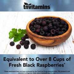 Two bottles of TNVitamins Black Raspberry Capsules (pack of 2)