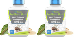 TNVitamins Psyllium Husk Capsules bottle labeled 1700 mg per capsule