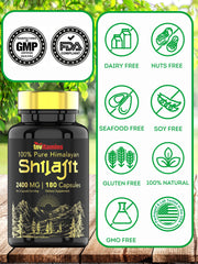 Himalayan mountains background with Shilajit imagery