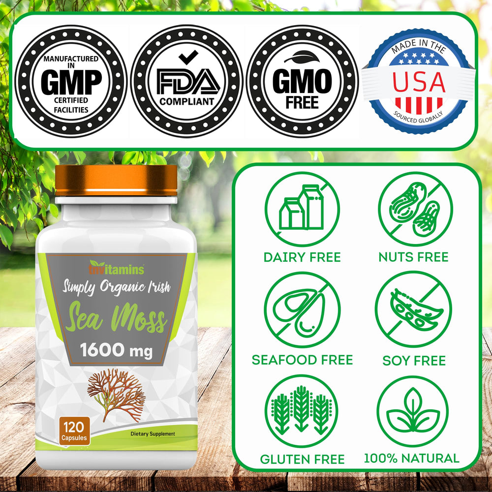 Two-month supply of sea moss capsules