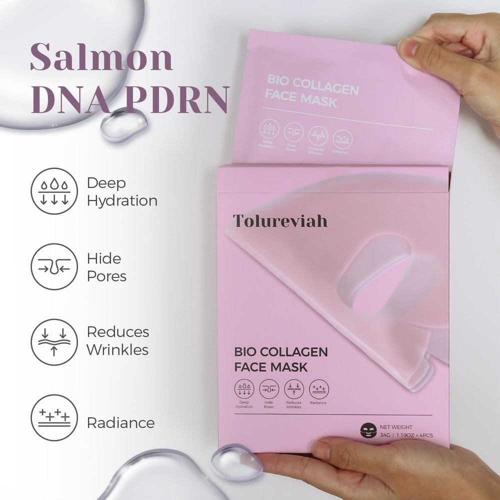 Tolureviah sheet mask out of pack ready for use