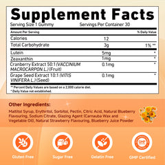 Gummy vitamins emphasizing blue light protection