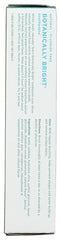 Natural ingredients and fluoride messaging on packaging