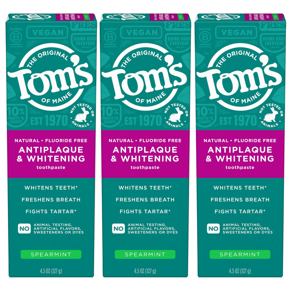 Eco-friendly packaging and sustainability messaging on Tom’s of Maine product