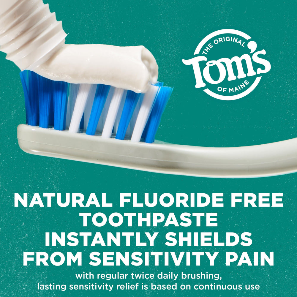 Outer packaging box for Tom's of Maine toothpaste (packaging may vary)