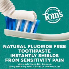 Outer packaging box for Tom's of Maine toothpaste (packaging may vary)