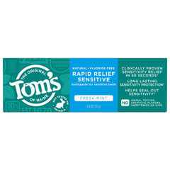 Tom's of Maine branding with certification badge