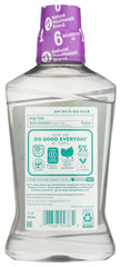 Close-up of Fresh Mint label on Tom's of Maine Mouthwash