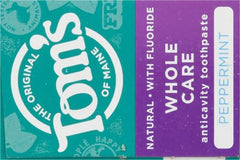 Eco-friendly packaging design for Tom's of Maine toothpaste