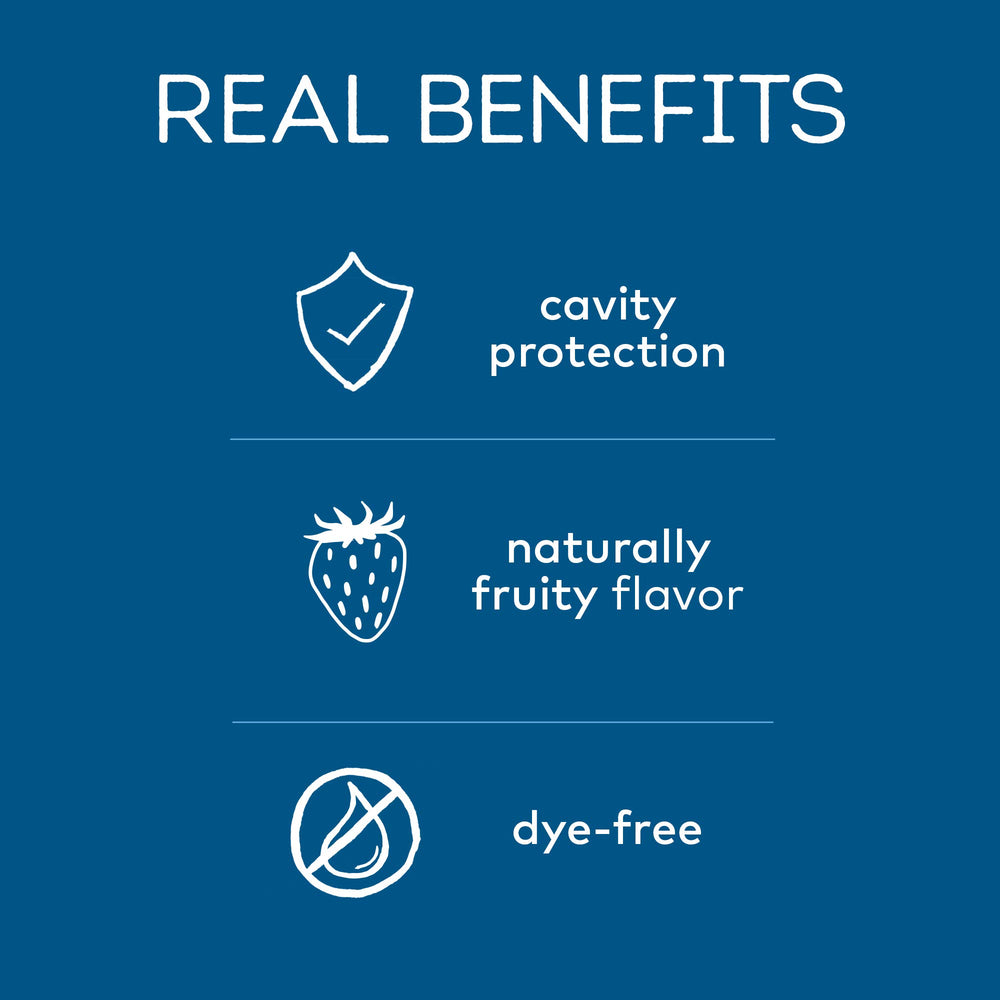Ingredients: calcium carbonate and hydrated silica in Tom's of Maine toothpaste