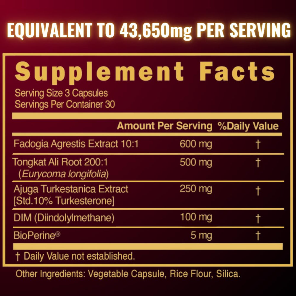 Tongkat ali capsules for male enhancement